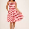 Red & White Picnic Swing Dress 1 Red & White Picnic Swing Dress -ModCloth 24360 Picnic Swing Dress White Red 3