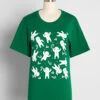 No Brand Nibbling On Holiday Cookies Graphic Tee -ModCloth 28f05398edc8e5d2d7ecd54db892ce38