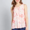 ModCloth Bit Of Frill Pink Floral Sleeveless Blouse – Chiffon Ruffle Neck Top 1 ModCloth Bit Of Frill Pink Floral Sleeveless Blouse – Chiffon Ruffle Neck Top -ModCloth 2ca8ce3231055e8e9d86be6005fb32f0
