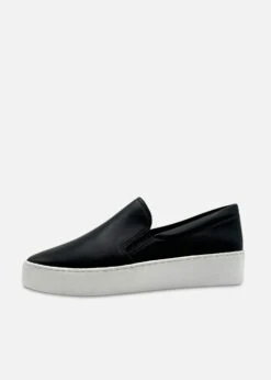 Chelsea Crew Ulta Grey Perforated Leather Platform Slip-On Sneakers -ModCloth 4 eac2b026 ad01 4158 bffb 641cb9ccee9a