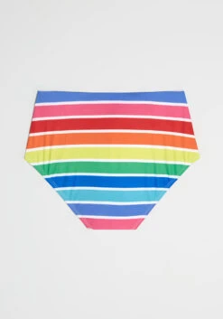 ModCloth JoJo Neon Rainbow Striped High-Waisted Bikini Bottom with Sash Tie 7 ModCloth JoJo Neon Rainbow Striped High-Waisted Bikini Bottom with Sash Tie -ModCloth 4ce97290ea424c4faa39dd501293dd76