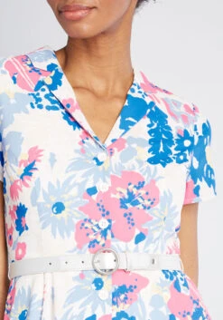 ModCloth Exciting Find White Floral Shirt Dress with Metallic Silver Belt – Fit & Flare A-Line 9 ModCloth Exciting Find White Floral Shirt Dress with Metallic Silver Belt – Fit & Flare A-Line -ModCloth 5484b2a5ceeaceee46cb31e9a2275793