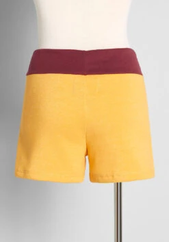 ModCloth X CAMP Collection Yellow and Burgundy Colorblock Drawstring Shorts 14 ModCloth X CAMP Collection Yellow and Burgundy Colorblock Drawstring Shorts -ModCloth 5dbcf377b25c862884174a80b71e4797