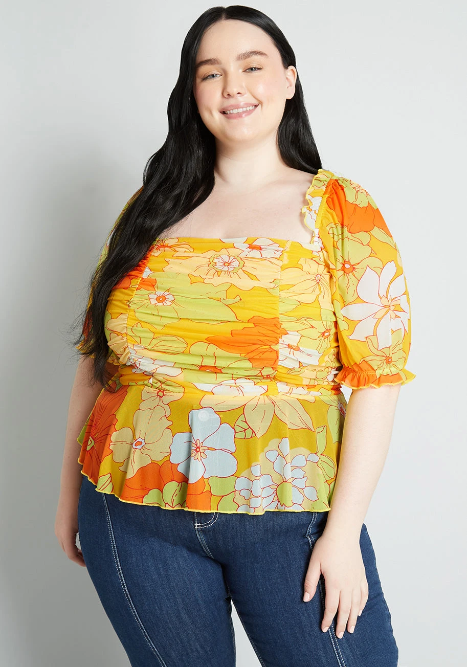 Summer Escape Upstate Peplum Top 3 Summer Escape Upstate Peplum Top