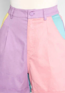 Radical In Pastels High-Rise Shorts 7 Radical In Pastels High-Rise Shorts -ModCloth 85e7ed48bb67b2b051818239d394a49f