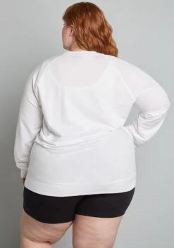 ModCloth X Marisol Muro White Rainbow Kitten – Retro Graphic Cotton Crew Neck Sweatshirt -ModCloth 8b61487bd561e8930e22d23b82453696