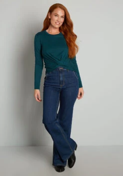 A Twist Of Fun Long Sleeve Knit Top -ModCloth 8f849811a42836c573e3e591e20b9361