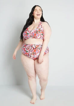 ModCloth Allison Halter Bikini Top - Orange & Emerald Floral Print Plus Size Swimwear -ModCloth 9a65608ec1bf0ff458113a6cf4b17fa1 a27cd8db 8bab 49a6 841a 8072f82b2ee0