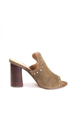 Amore Suede Mules -ModCloth Amorekhaki1 webp