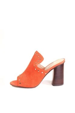 Amore Suede Mules -ModCloth Amoreorange2 webp