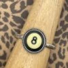 Billiard 8-Ball Black Cuff Bracelet 1 Billiard 8-Ball Black Cuff Bracelet -ModCloth BB842CFF BLK 1
