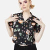 Pumpkin Patch Kitty Blouse -ModCloth BGFY084 001 01