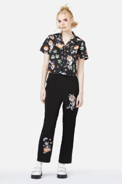 Pumpkin Patch Kitty Blouse -ModCloth BGFY084 001 02