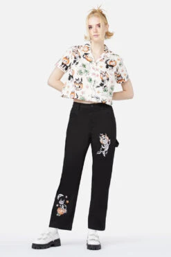 Pumpkin Patch Kitty Blouse -ModCloth BGFY084 020 02