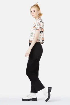 Pumpkin Patch Kitty Blouse -ModCloth BGFY084 020 03