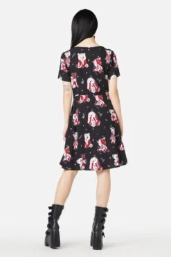 Black Friday 'Sew Much Fun' Black Graphic Midi Dress – Relaxed Fit with Pockets -ModCloth BGFY267 001 11