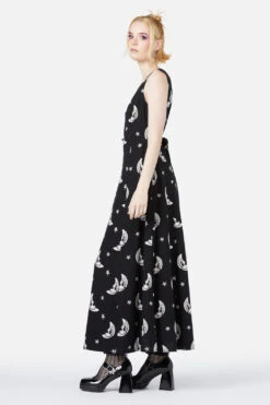 Black Friday Solar Flare Print Black – Ella Mobbs Art Sleeveless Maxi Dress -ModCloth BGFY285 001 03
