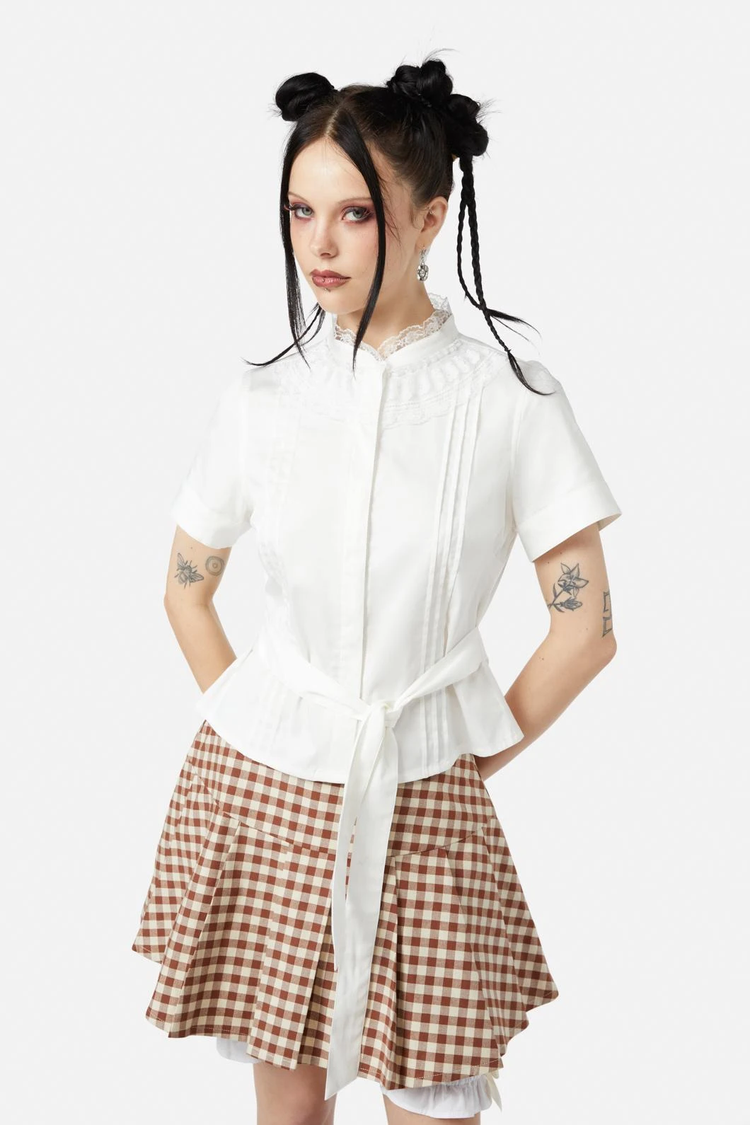 Sunset Lace Trim Blouse 3 Sunset Lace Trim Blouse