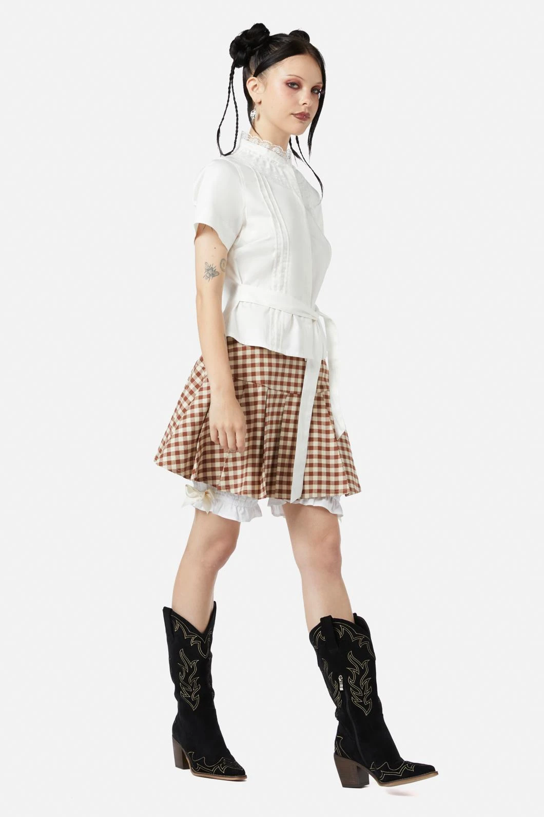 Sunset Lace Trim Blouse 4 Sunset Lace Trim Blouse - Image 2