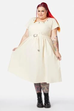 Curve Saloon Midi Dress -ModCloth BGFZ800 020 3
