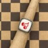 Bog-Art-Studio Cherry Red Slot Machine Dice Ring – Sterling Silver Adjustable Deco Statement Ring 2 Bog-Art-Studio Cherry Red Slot Machine Dice Ring – Sterling Silver Adjustable Deco Statement Ring -ModCloth CHRDC28RNG WHITE 1