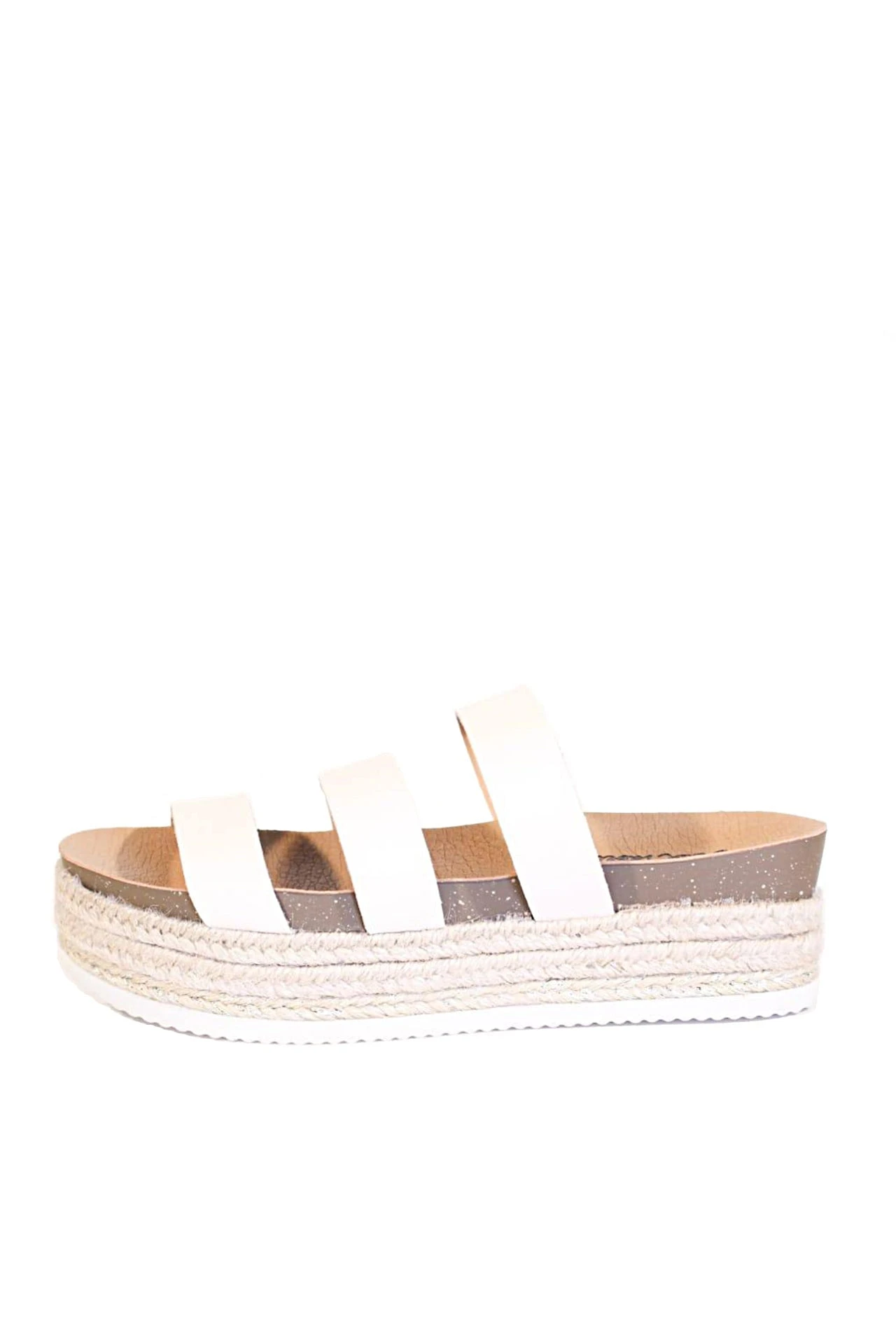 Chelsea Crew Costa Leather Platform Slides – Cork Flatform Tri-Strap Sandals 5 Chelsea Crew Costa Leather Platform Slides – Cork Flatform Tri-Strap Sandals - Image 3