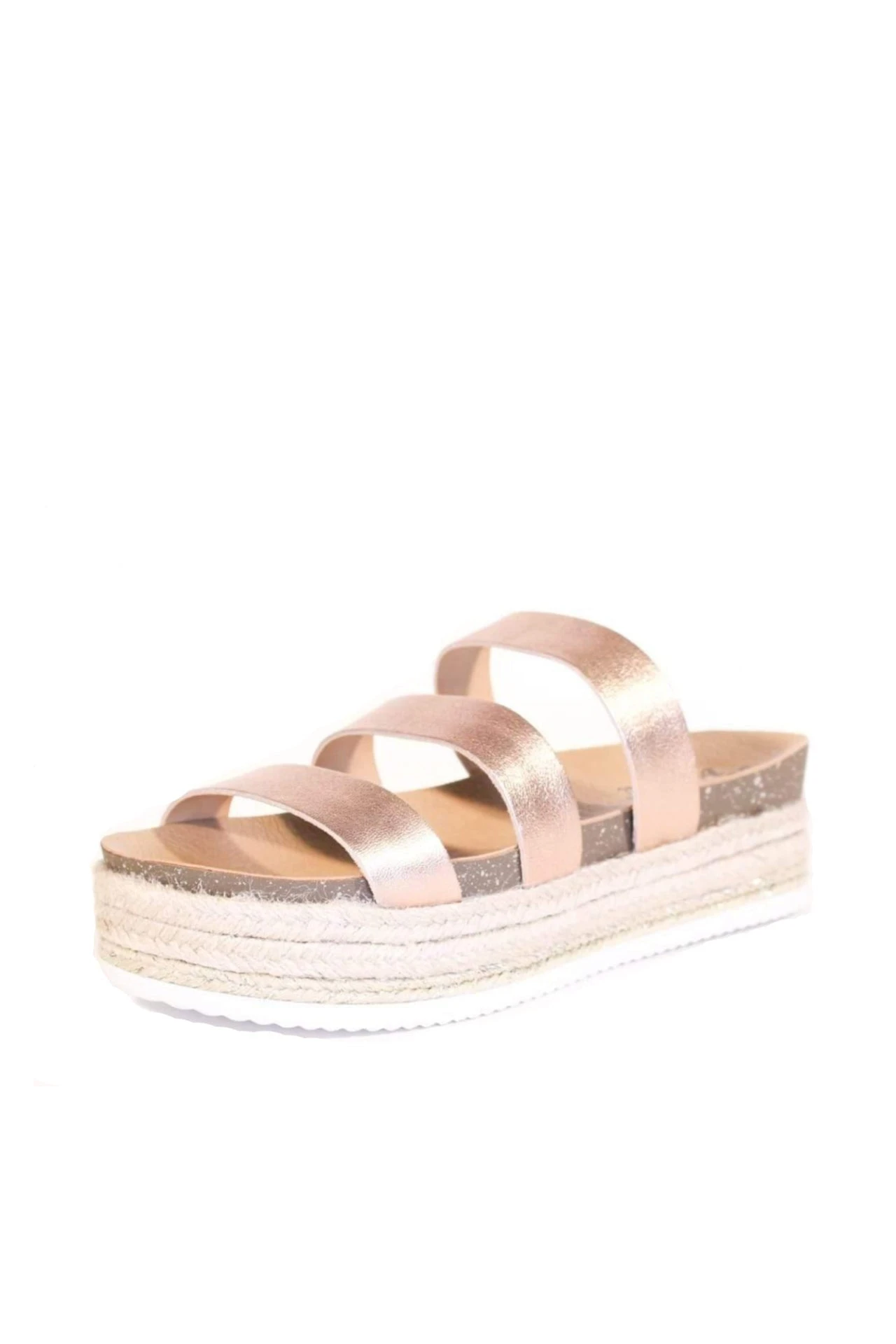 Chelsea Crew Costa Leather Platform Slides – Cork Flatform Tri-Strap Sandals 9 Chelsea Crew Costa Leather Platform Slides – Cork Flatform Tri-Strap Sandals - Image 7