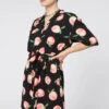 Peachy All-Over Print Viscose Shirt Dress – Oversized Midi with Waist Tie -ModCloth DGFT046305 001 1