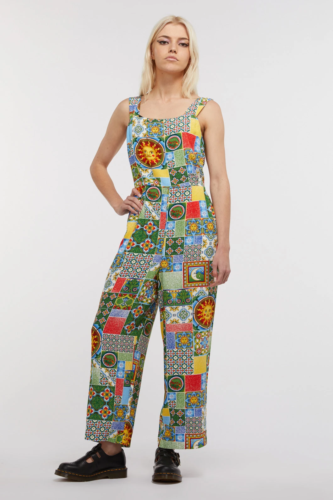 Majolica Viscose Jumpsuit 4 Majolica Viscose Jumpsuit - Image 2