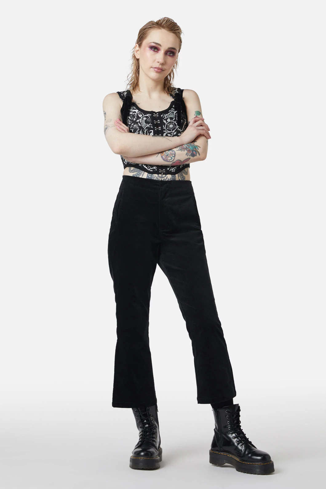 At The Alter Velvet Kick Flares 6 At The Alter Velvet Kick Flares - Image 4