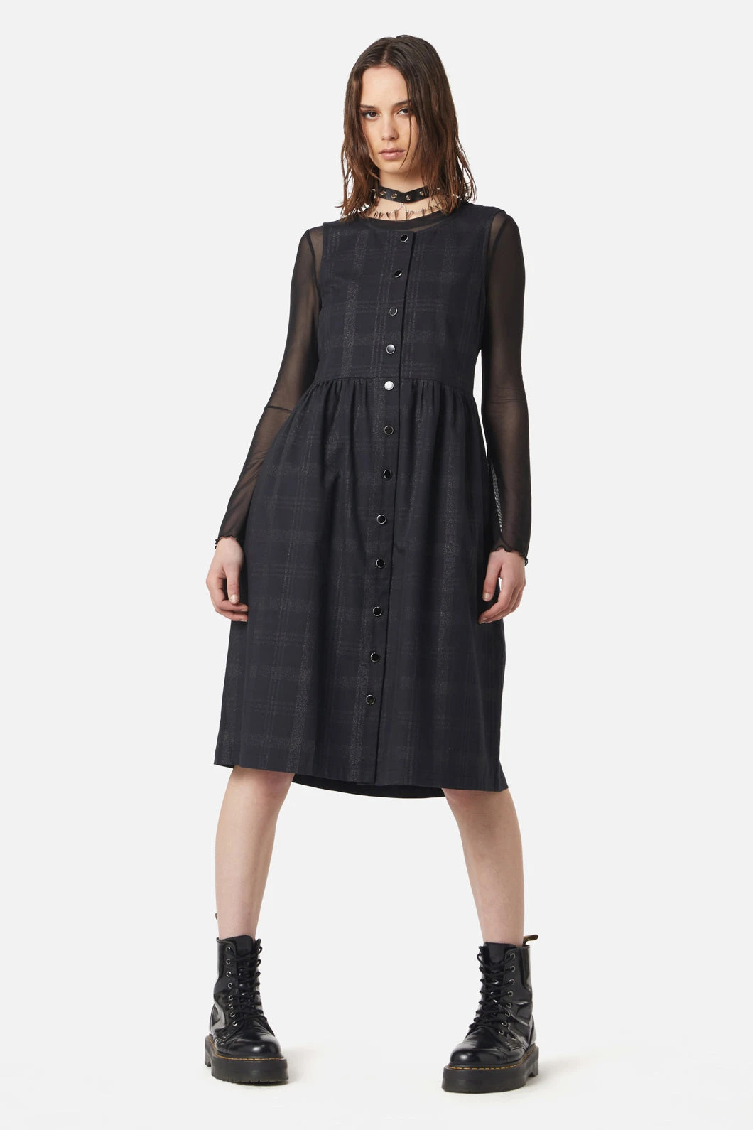 High Society Tartan Pinny Dress 3 High Society Tartan Pinny Dress