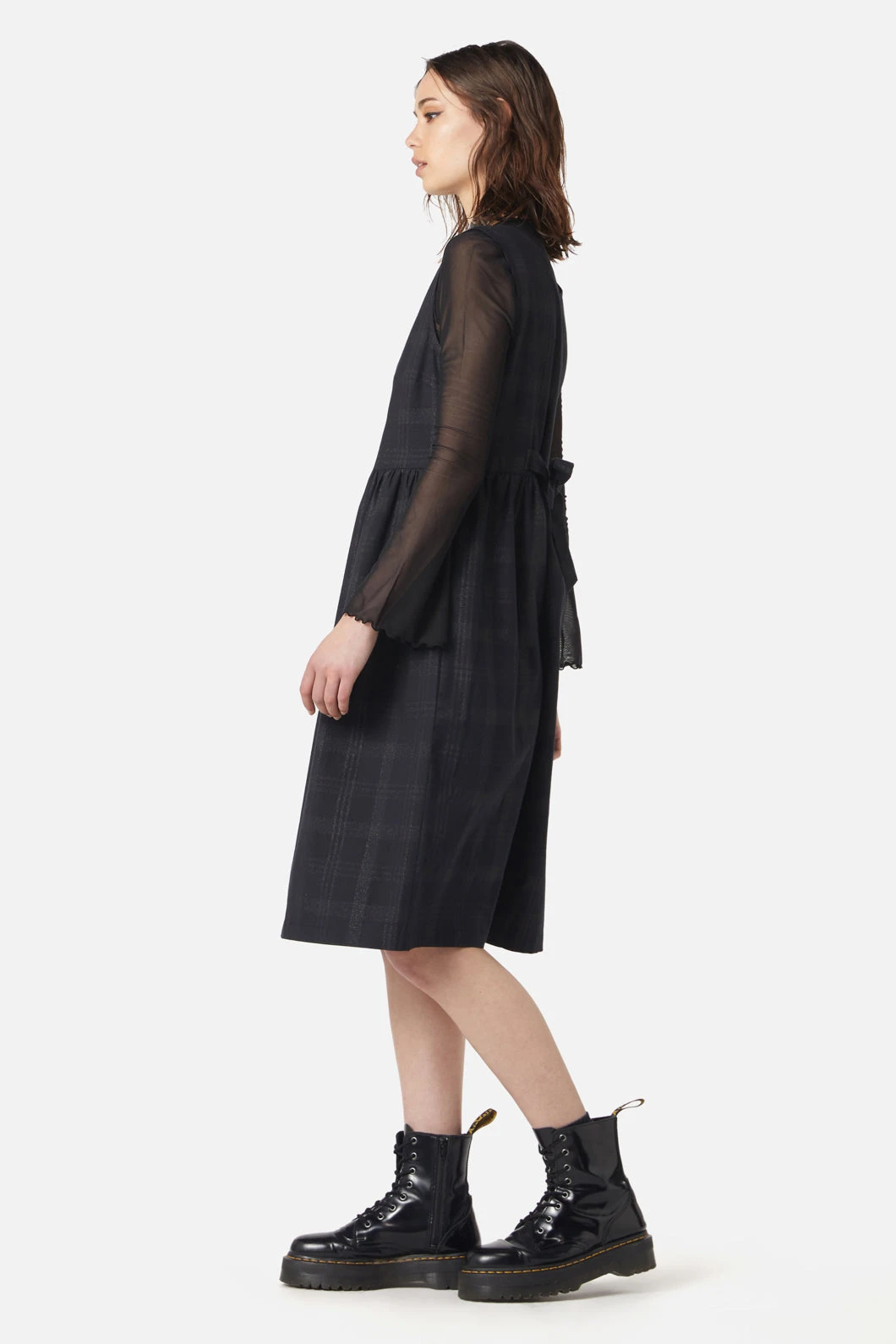 High Society Tartan Pinny Dress 6 High Society Tartan Pinny Dress - Image 4