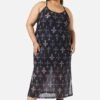 Dangerfield Hope Had Died Black Mesh Dress – Gothic Crucifix Print Midi -ModCloth DGFW335 001 1