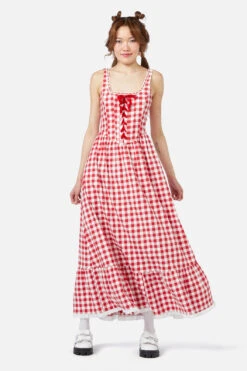 Jam Gingham Corset Dress -ModCloth DGFY157 004 01