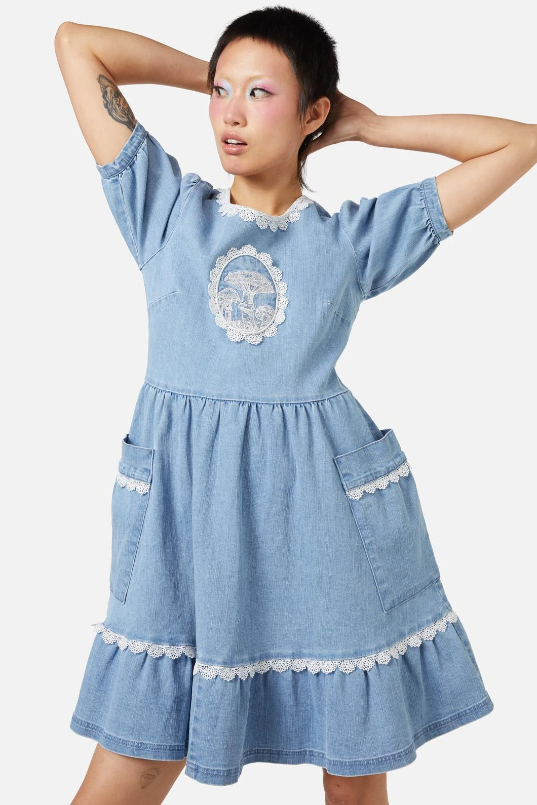 Field Shroom Denim Dress 3 Field Shroom Denim Dress