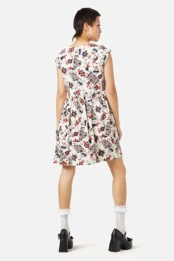 Queen Of Cats Print Dress -ModCloth DGFY358 020 13