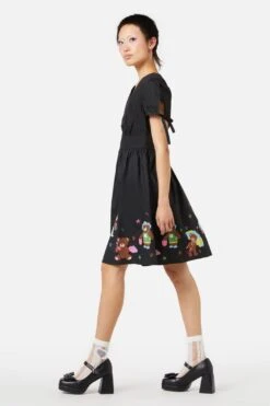 Teddy Bear Border Dress -ModCloth DGFY371 001 12