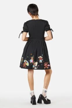 Teddy Bear Border Dress -ModCloth DGFY371 001 13