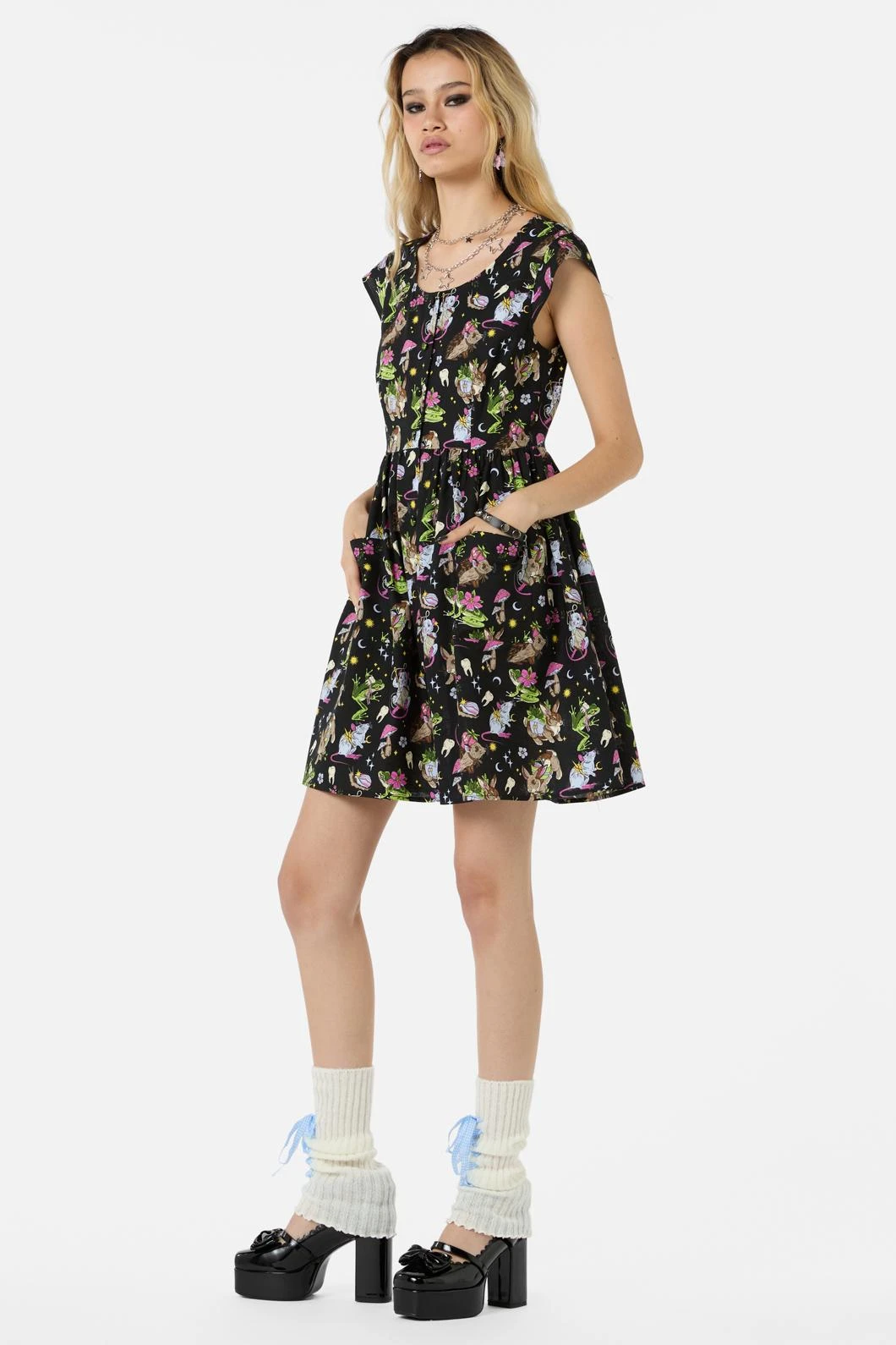 Collectors Guild Print Dress 5 Collectors Guild Print Dress - Image 3