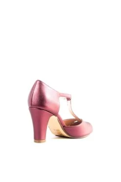 Glinda Silver Metallic T-Strap Vintage Inspired Cutout Block Heels -ModCloth GLINDA PU CHELSEACREW ROSE 03 ce987b88 a0d6 4e01 8536 7711322c9a9f 1