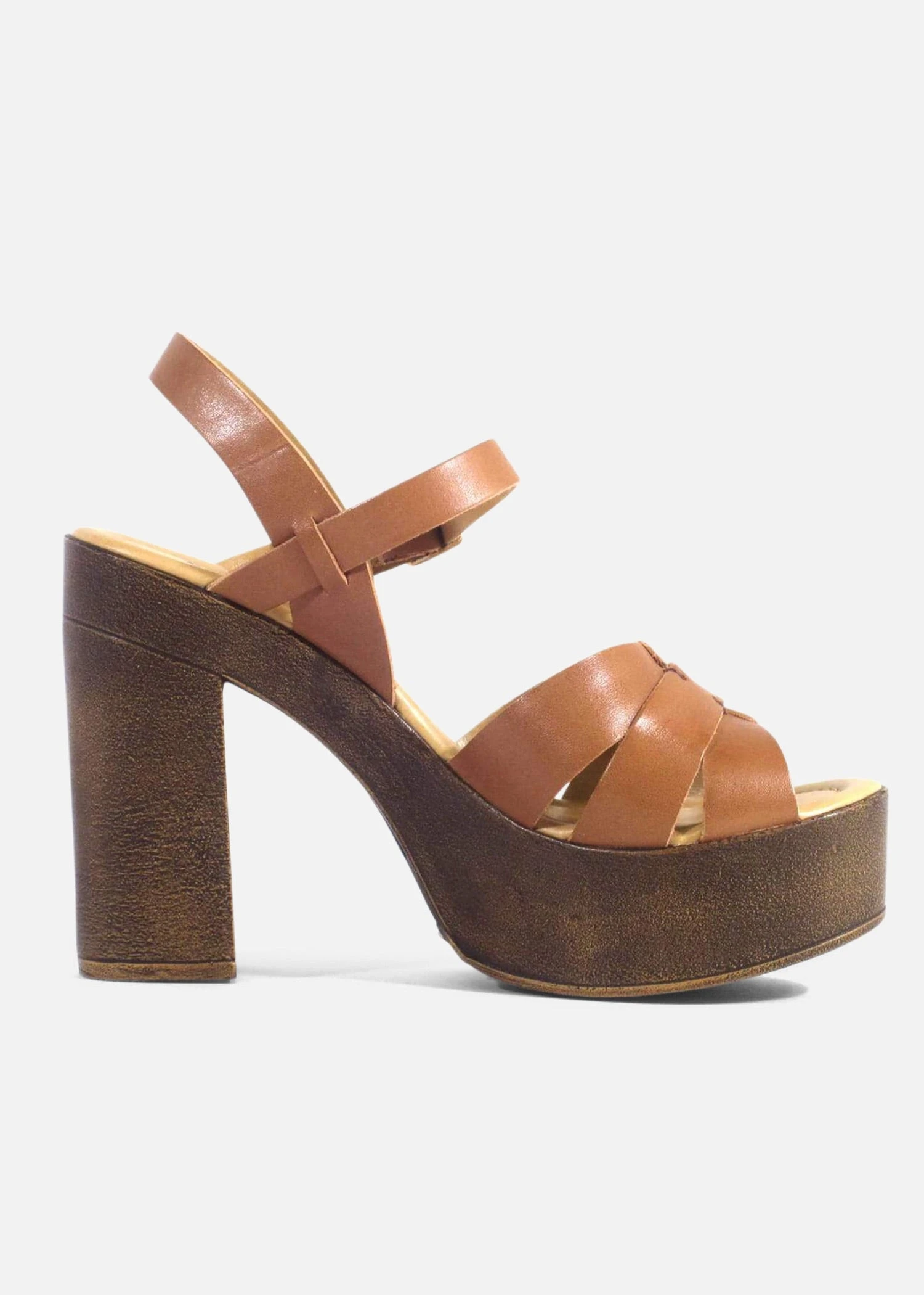 Hollie Wooden Platform Heels 4 Hollie Wooden Platform Heels - Image 2