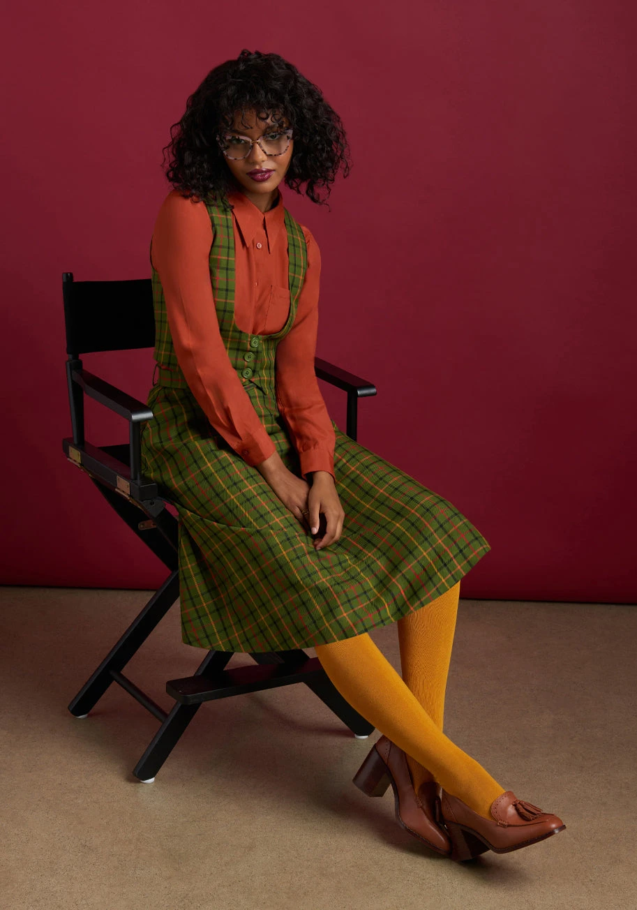 ModCloth Point In Time Deep Rust Button-Up Top – Retro Point Collar Long Sleeve Blouse 4 ModCloth Point In Time Deep Rust Button-Up Top – Retro Point Collar Long Sleeve Blouse - Image 2