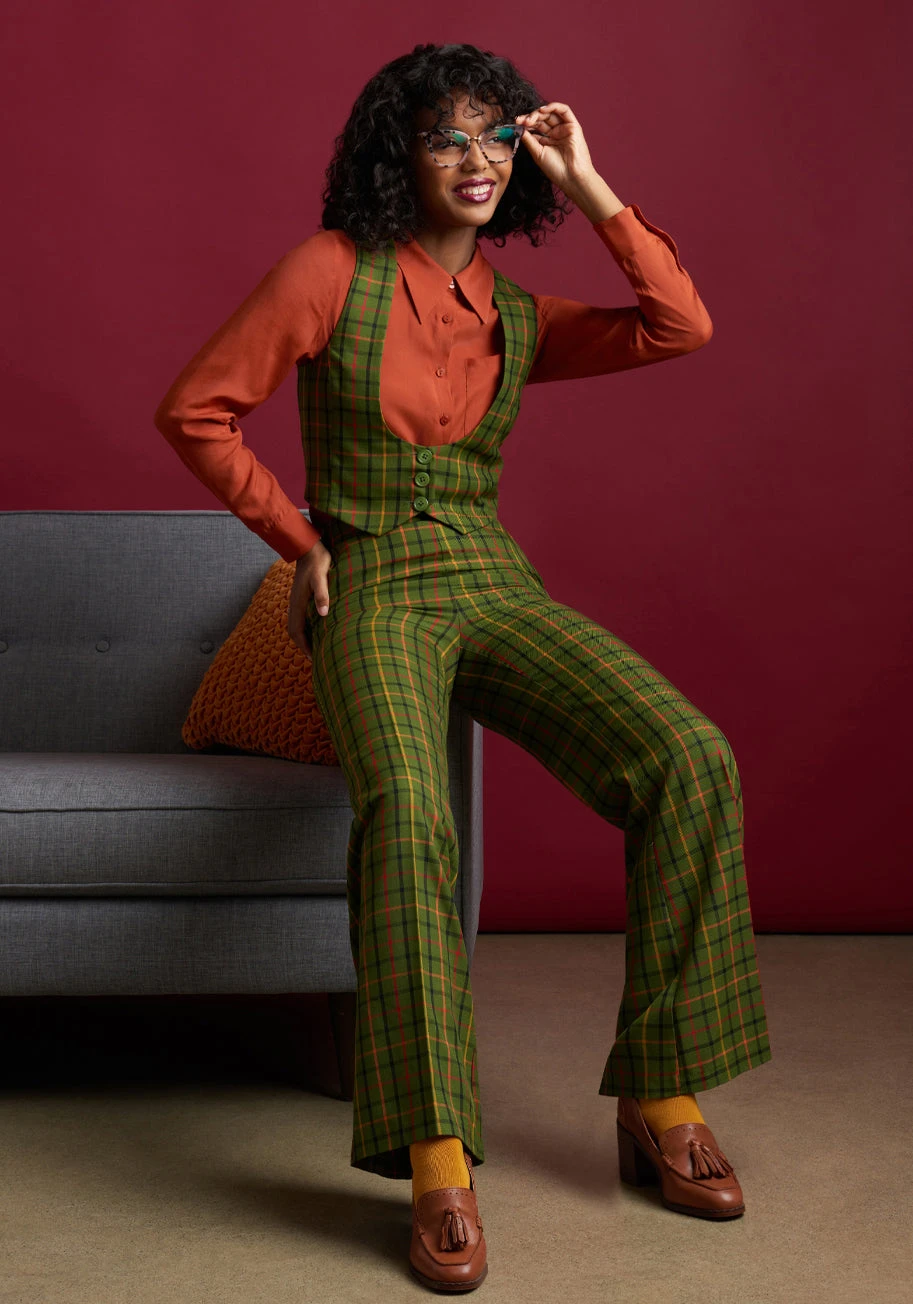 ModCloth Point In Time Deep Rust Button-Up Top – Retro Point Collar Long Sleeve Blouse 3 ModCloth Point In Time Deep Rust Button-Up Top – Retro Point Collar Long Sleeve Blouse