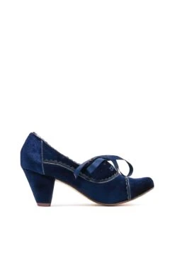 Madison Velvet Retro Heels -ModCloth MADISON NAVYVELV 1 1 b76c58c7 2edb 40fb ab0f aa6d69149140