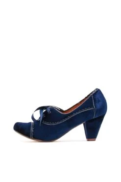 Madison Velvet Retro Heels -ModCloth MADISON NAVYVELV 3 1 65f59da1 4b4f 4c3c 9e3c 9d9a0fd87612