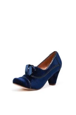 Madison Velvet Retro Heels -ModCloth MADISON NAVYVELV 4 5324d8b5 6767 4a1f 9b1b 5fcac53e1efa