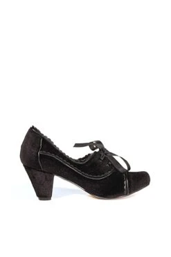 Madison Velvet Retro Heels -ModCloth MADISON VEL CHELSEA CREW BLACK 04 1 f26e26dc df96 406b 8a43 e4c3518b69be