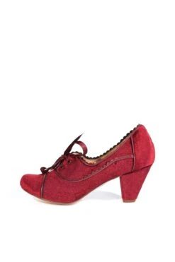 Madison Velvet Retro Heels -ModCloth MADISON VEL CHELSEA CREW BURG 03 1 2b30ff2b 648b 4694 947d cddf35e05c70