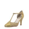Mimosa T-Strap Gold Heels -ModCloth MIMOSA Gold 34 1