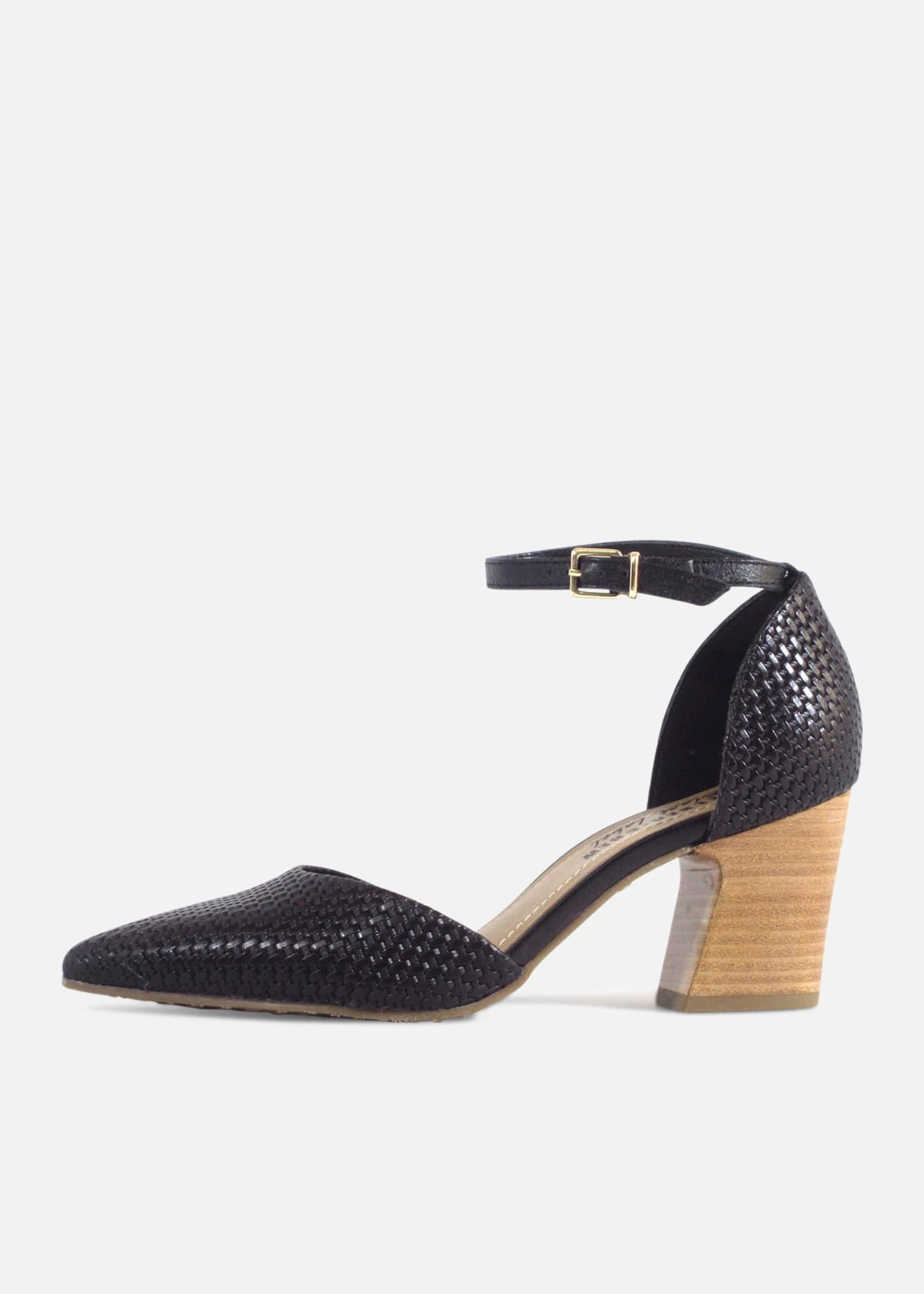 Chelsea Crew Miracle Woven Leather Block Heels – Pointy Toe Vintage Style Pumps 9 Chelsea Crew Miracle Woven Leather Block Heels – Pointy Toe Vintage Style Pumps - Image 7